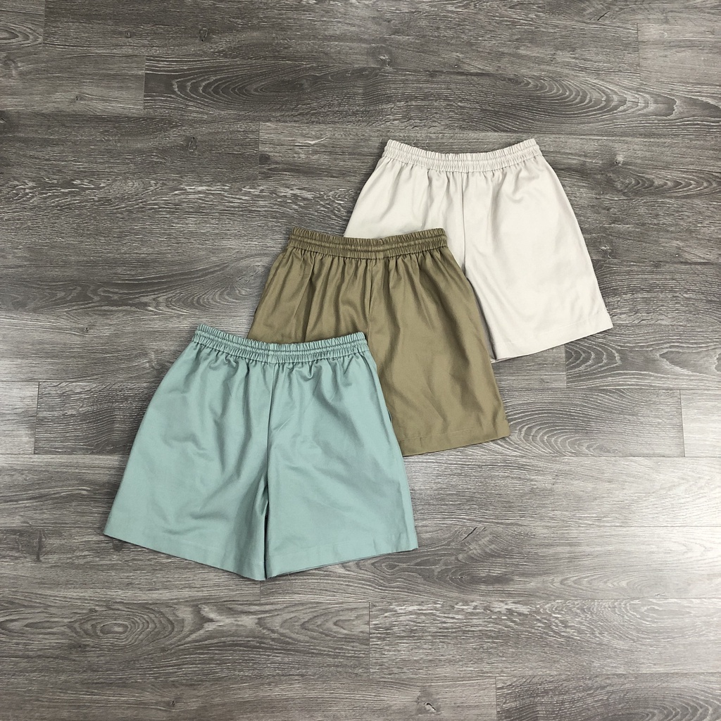 Quần Short Exp3ss Kaki Lưng Thun Rút