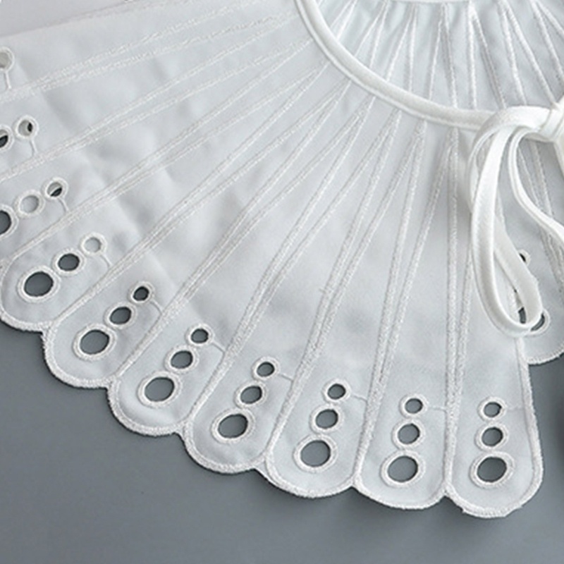 Khăn Choàng Trắng Hình Cánh Hoa / Lông Công Giả Đục Lỗ Thời Trang Cho Nữ