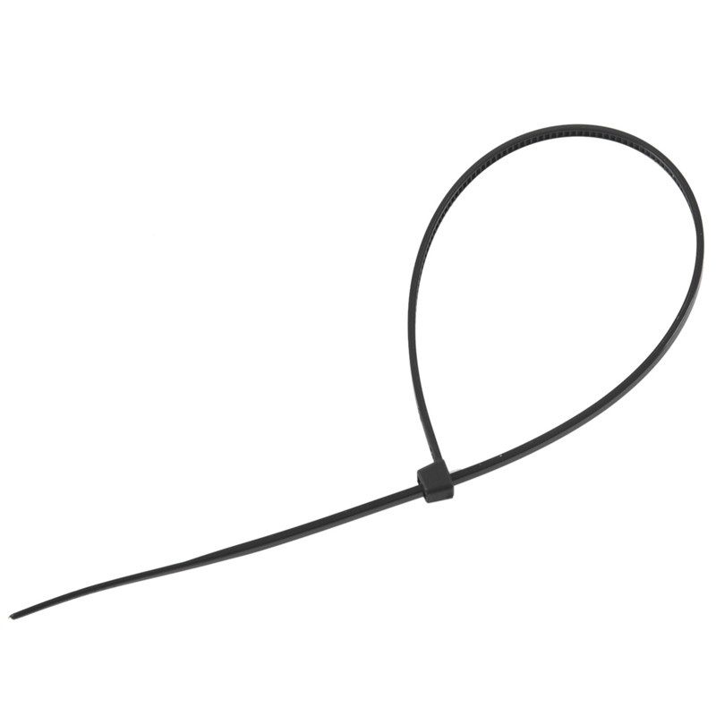 Bộ 100 Dây Khóa Zip Màu Đen 200mm X 3mm