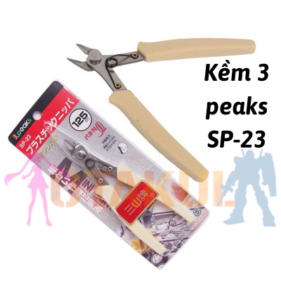 (Hàng Nhật) Dụng Cụ Mô Hình Gundam Kềm 3 peaks SP-23 Cắt Gundam