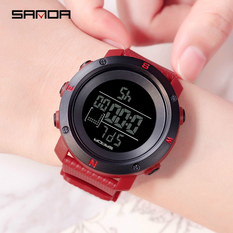 SANDA 361 women Sports watch Waterproof girl's watch Pink gold watches