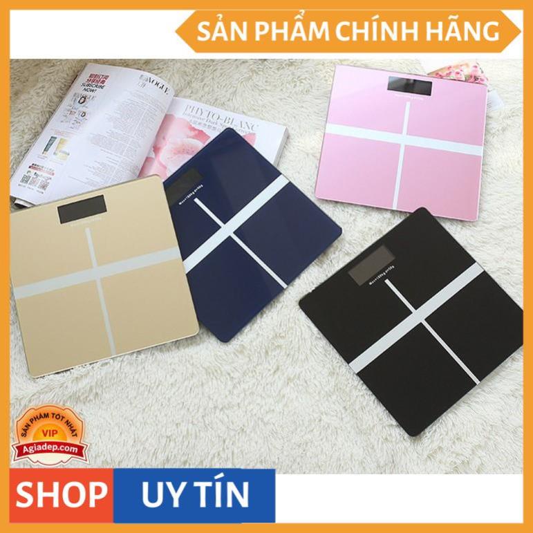 Cân sức khỏe gia đình xịn - Cân điện tử có thể sạc được (Ko cần mua pin) - Bền đẹp, độ chính xác cao MÀU ĐEN