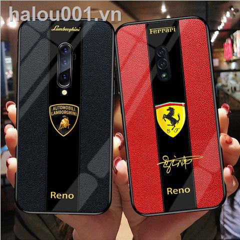 Ốp Điện Thoại Cá Tính Cho Oppo Reno2Z A93 Lamborghini Reno5 A55 Ferrari Reno Porsche R17