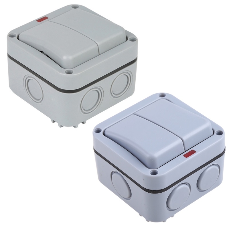 Ổ Cắm Điện MP12 Chống Nước / Bụi Bẩn Gắn Tường Tiện Dụng Cho Sân Vườn