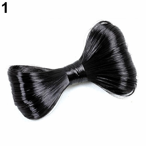 Nơ cài tóc kiểu sang trọng chất tóc giả.