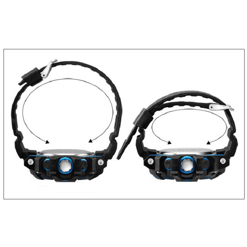 Đồng Hồ Nam Thể Thao SMAEL 1385 Chính Hãng Chống NướcThiết Kế Hầm Hố Dây Cao Su Bền Pin Trâu | BigBuy360 - bigbuy360.vn