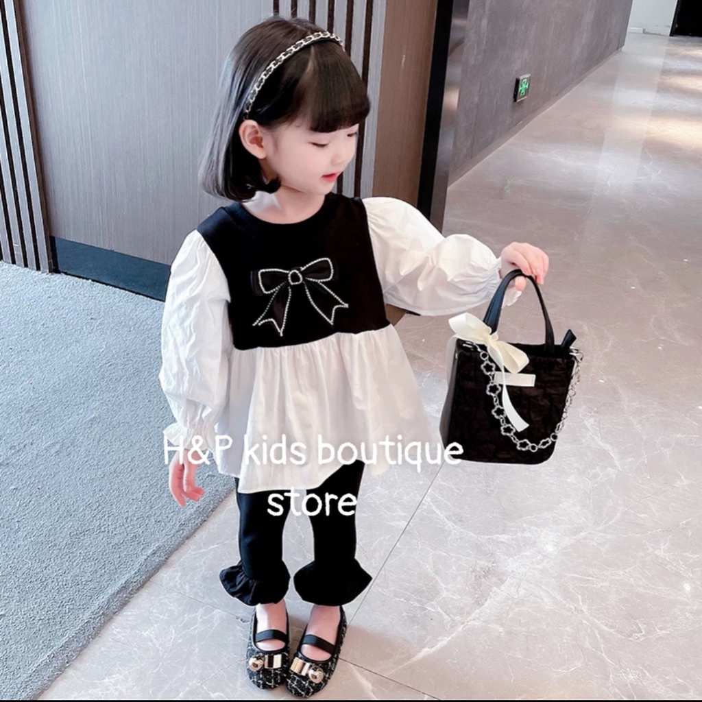 Bộ bé gái, Set bé gái, set đồ đơn giản, đi chơi, đi tiệc sang chảnh cho bé 013871