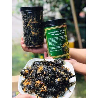 55k  Rong biển cháy tỏi chà bông_150gram .