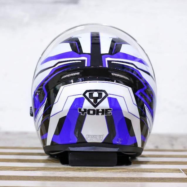 MŨ BẢO HIỂM 3/4 2 KÍNH YOHE 878 SRT XANH DƯƠNG