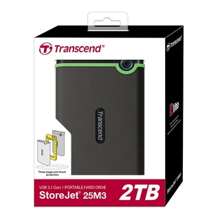 Ổ cứng di động transcend storejet m3s 2tb usb 3.0/3.1 - hàng chính hãng