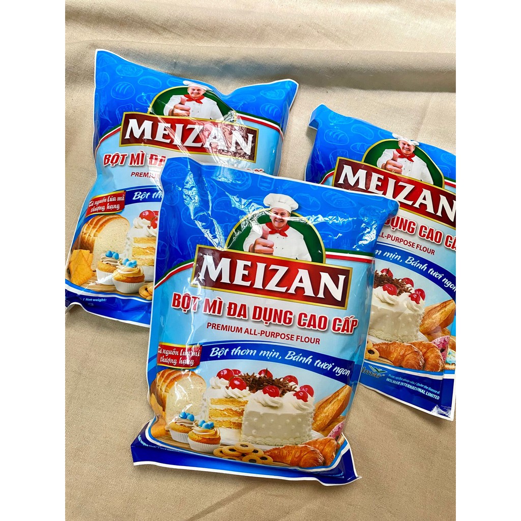 Bột mì đa dụng Meizan cao cấp túi 1kg
