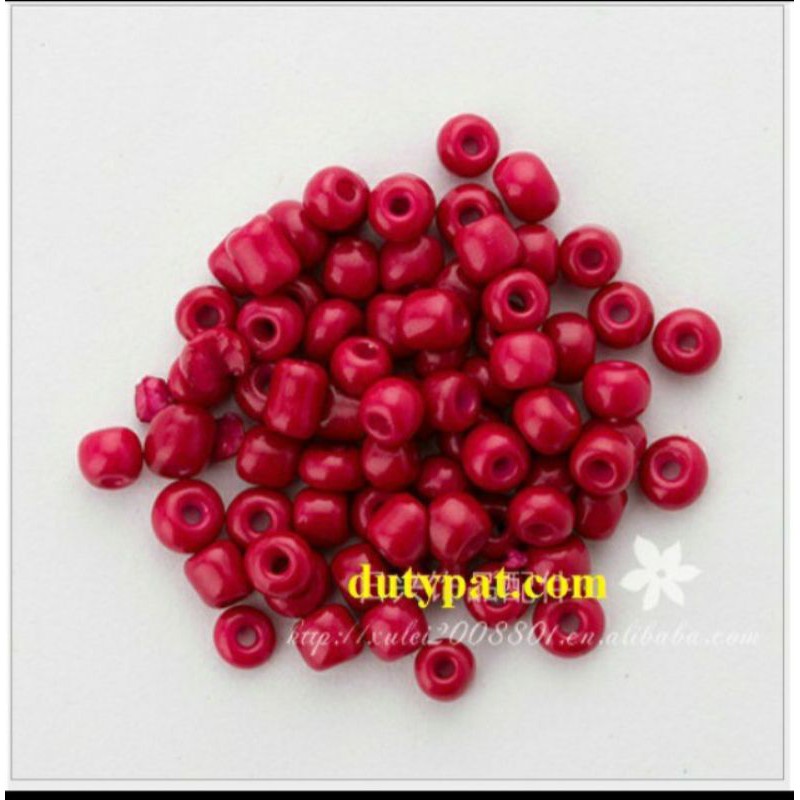 10gam Hạt cườm đại đủ màu size 3mm