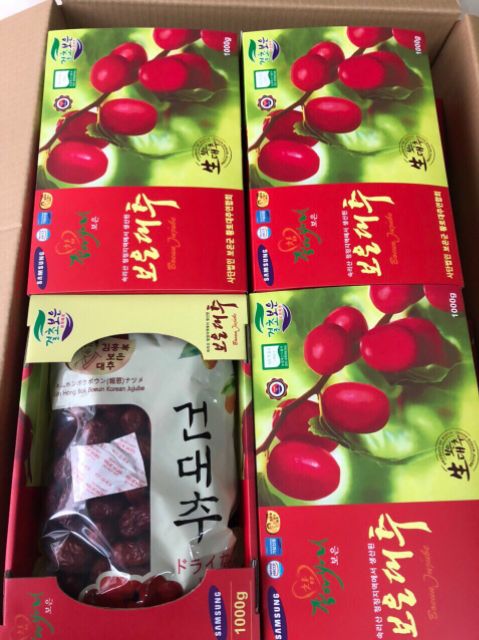Táo đỏ khô hàn quốc hộp 1 kg | BigBuy360 - bigbuy360.vn