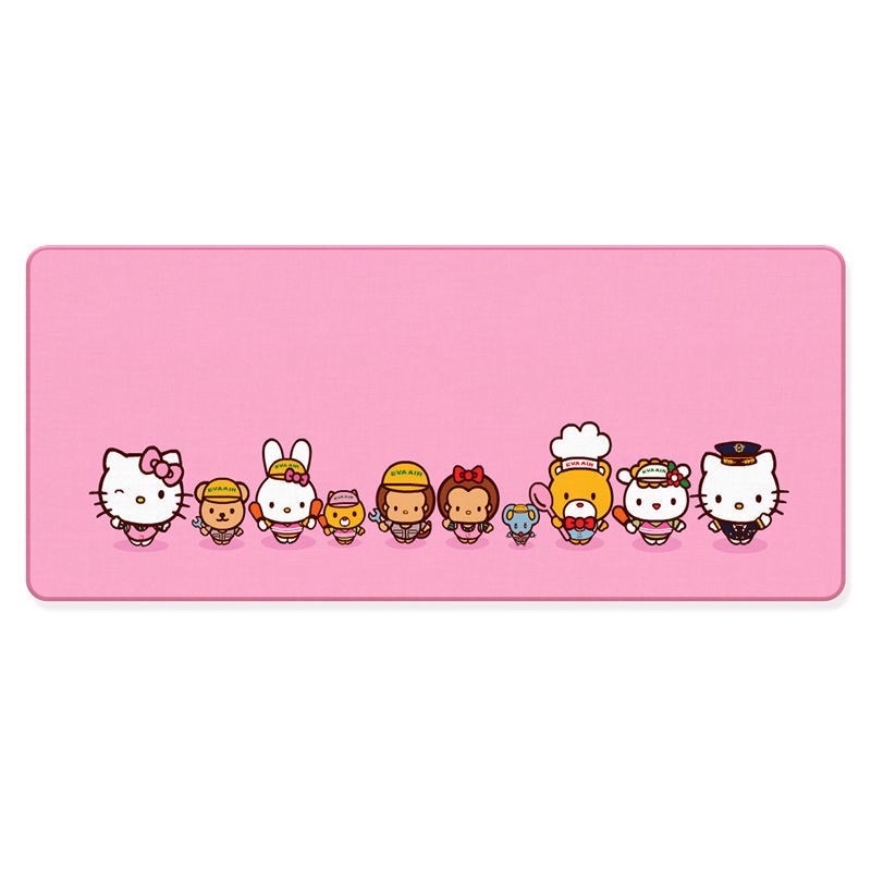 Bàn Di Chuột Hello Kitty Màu Hồng Dễ Thương Kích Thước 30x80 cm