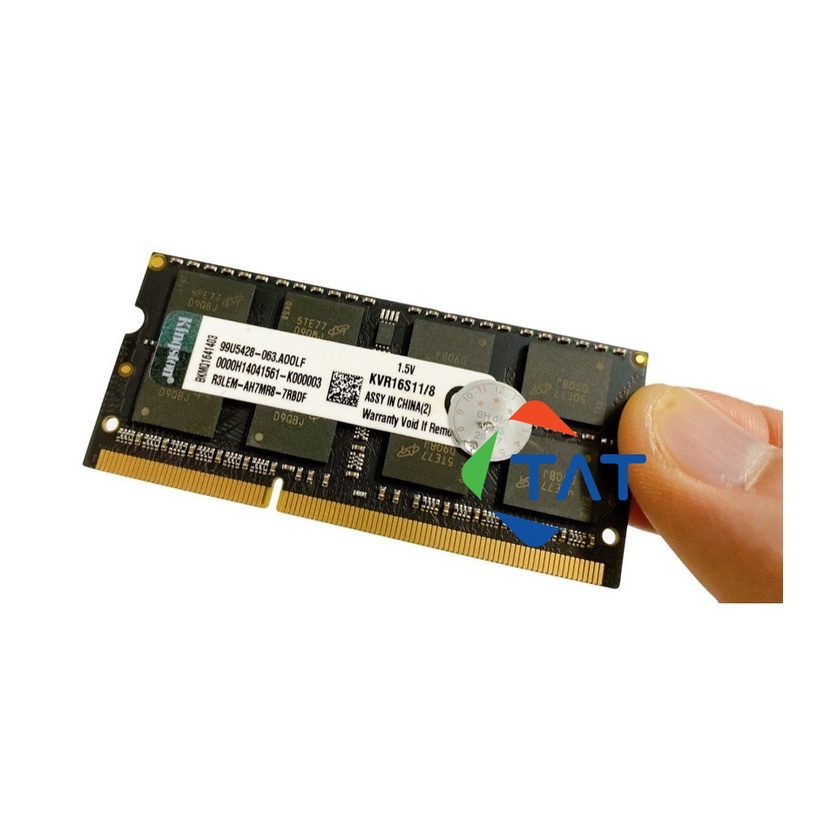 Ram Kingston 8GB DDR3 1600MHz PC3-12800 1.5V Dùng Cho Laptop - Bảo Hành 36 Tháng 1 Đổi 1