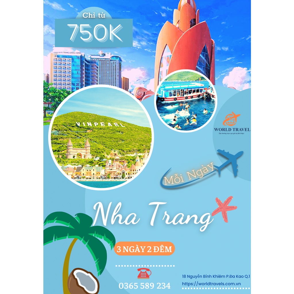 Combo Khách sạn 5***** + Plan vui chơi tại NHA TRANG 4 ĐẢO - VINWONDERS 3N3Đ chỉ từ 750.000 VNĐ