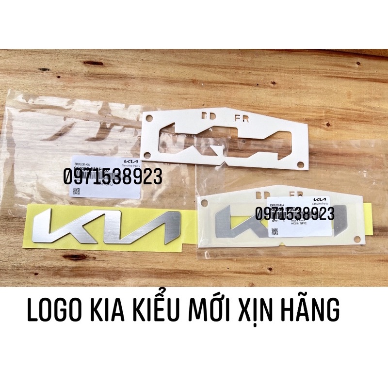 LOGO KIA KIỂU MỚI TRƯỚC HOẶC ĐUÔI XE XỊN CHÍNH HÃNG 86300 xxxxx