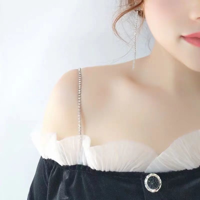 Dây áo ngực Dây đeo vai Dây đeo đồ lót Dây xích Đồ lót Dây đeo ngực Dây xích chống rơi Đồ lót Dây đeo vai trong suốt Dây đeo vai có thể tháo rời Dây xích đồ lót có thể tháo rời