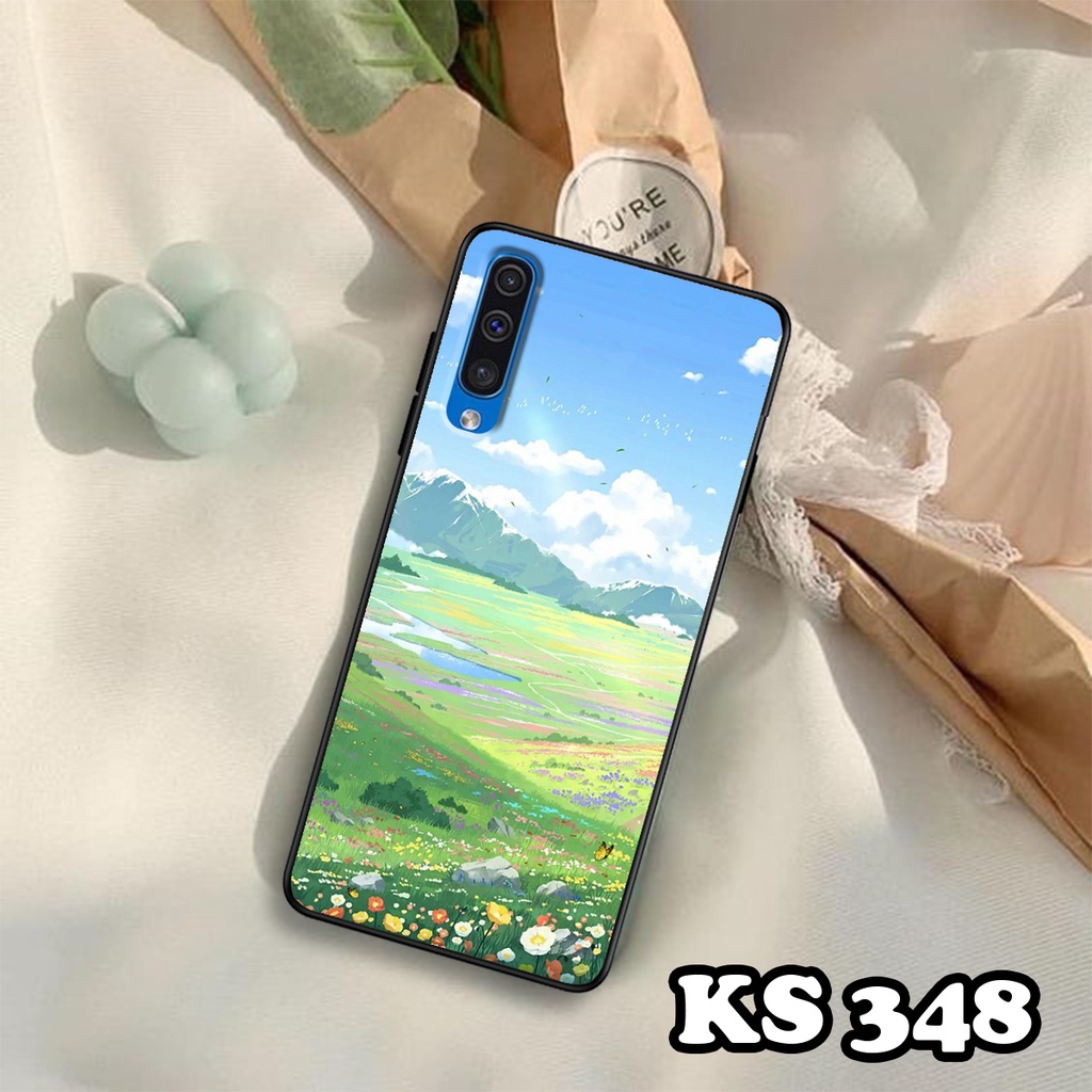 Ốp lưng Samsung A50 - A50s - A70 - A70s - Ốp Samsung in hình Cánh đồng hoa - Chất liệu TPU siêu bền