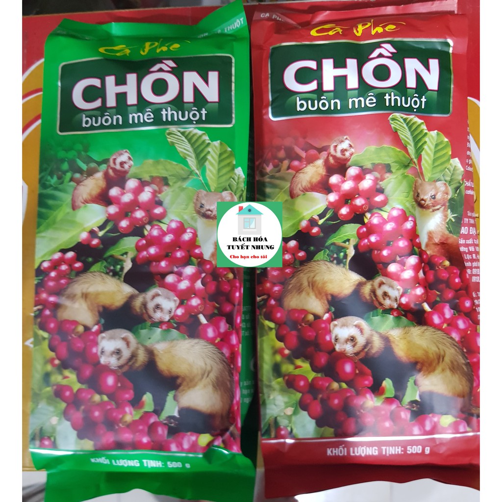 Cà phê CHỒN buôn mê thuột KTL 500g