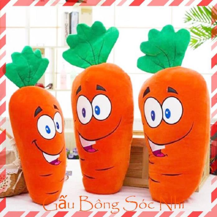 Gấu Bông Cà Rốt Đáng Yêu Size 45cm 💥 FREESHIP 💥 Gấu Bông Sóc Nhí