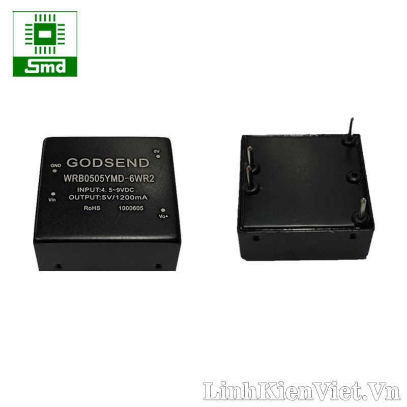 Module nguồn cách ly WRB0505YMD-6WR2 6W DC-DC (5V-5V)
