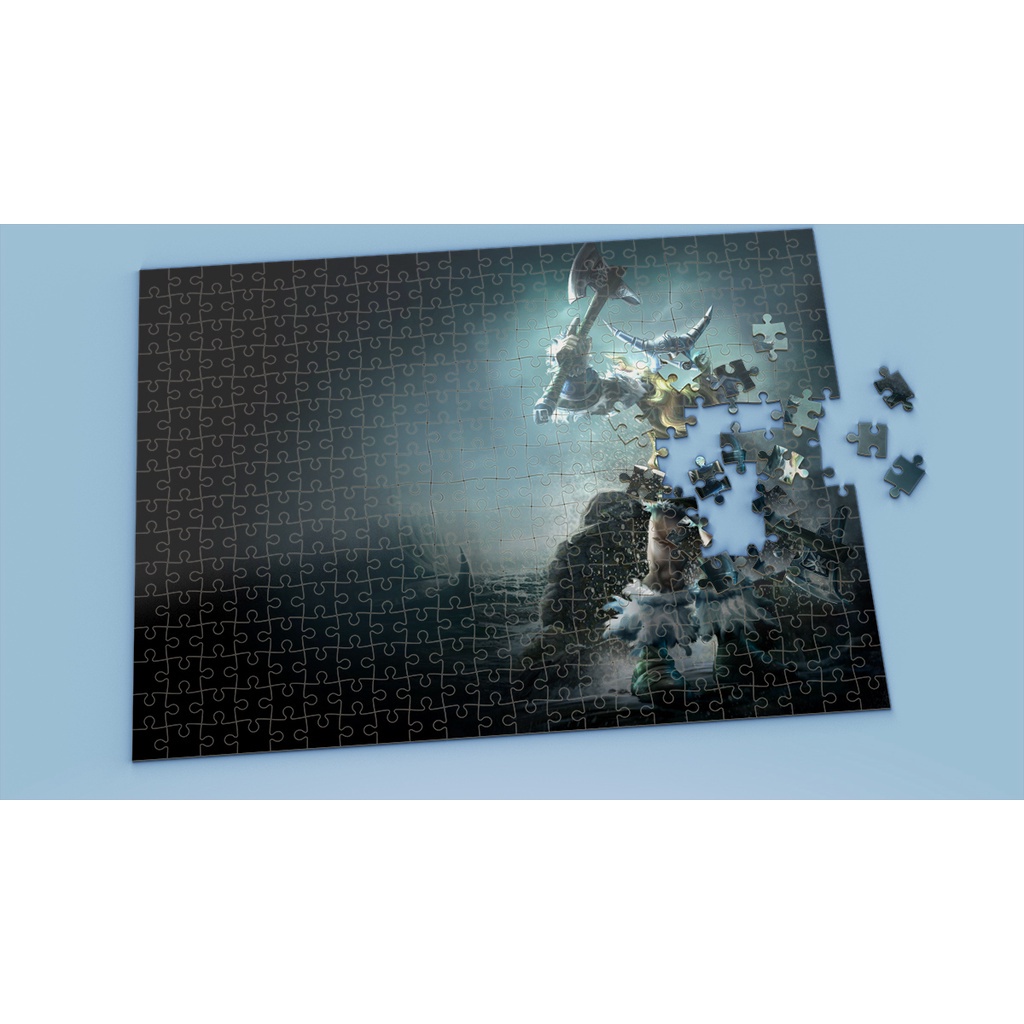 Tranh ghép hình A4, A5 League of Legends, xếp hình OLAF - Mẫu 1