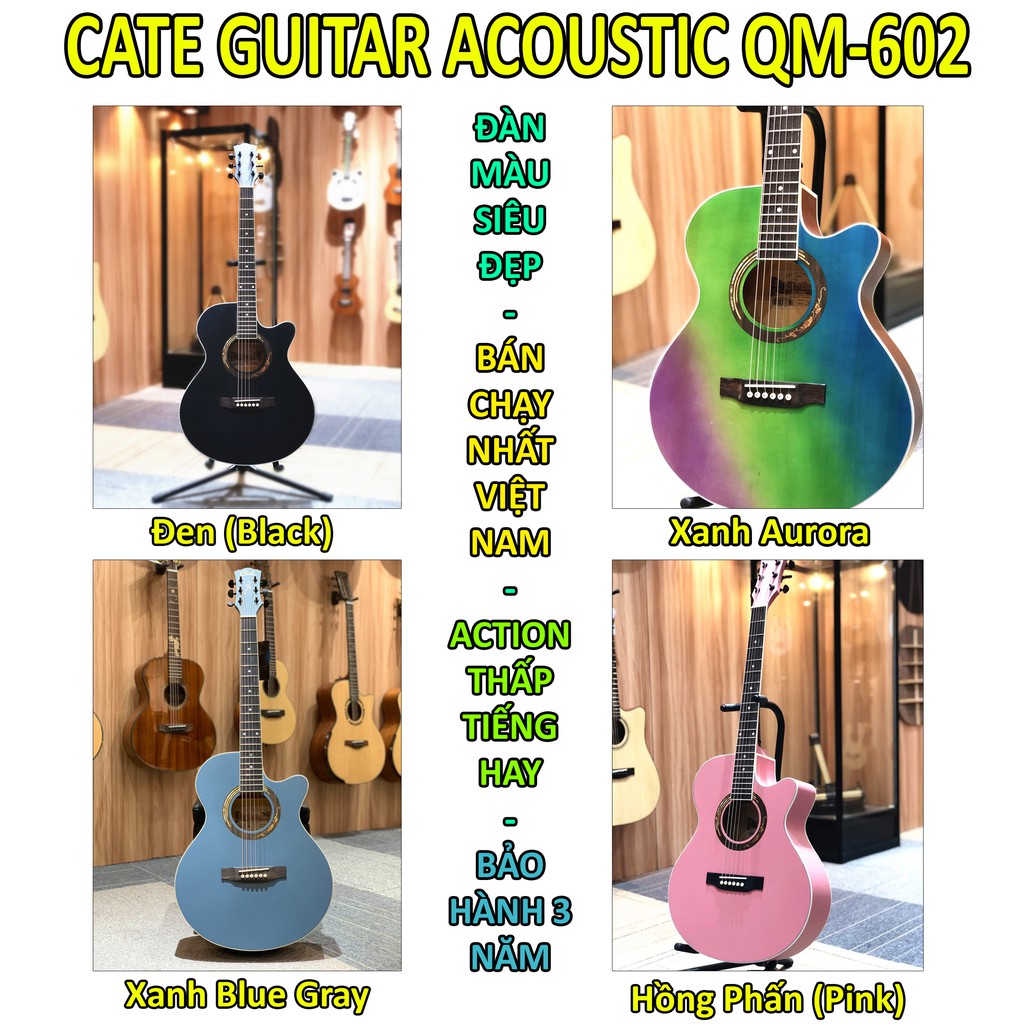 Đàn Guitar Acoustic Ba Đờn Bán Chạy - Đẹp + Âm hay + Finish hoàn thiện + 5 Mã Để Lựa Chọn