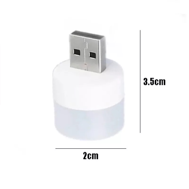 MVP2736 Đèn LED mini chân sạc USB 5V, 1W làm đèn ngủ, đọc sách, trang trí siêu tiện dụng - Panda Case