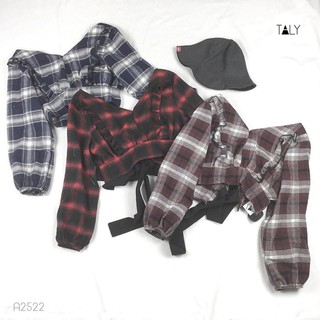 Áo tay dài thắt nơ sau