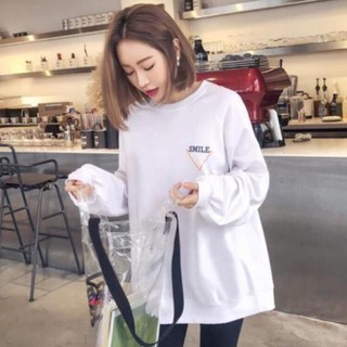 Áo thun tay dài form rộng cá tính - muadong868