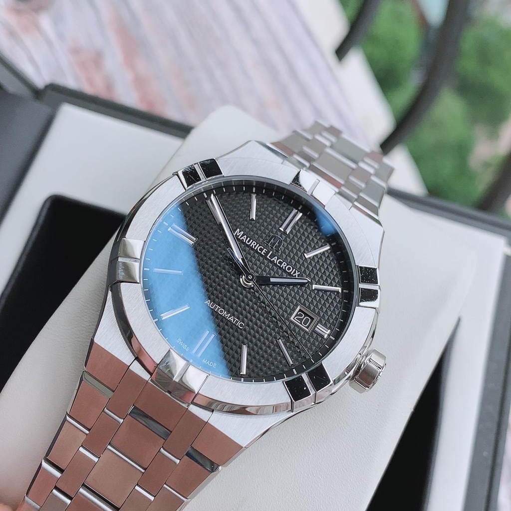 Đồng hồ nam chính hãng Maurice Lacroix Aikon Back dial - Máy cơ tự động - Mặt kính Sapphire phủ chống lóa