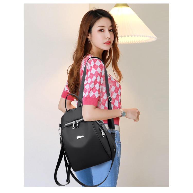 Ba Lô Vải Oxford Thiết Kế Mới Chống Trộm Cao Cấp Thời Trang