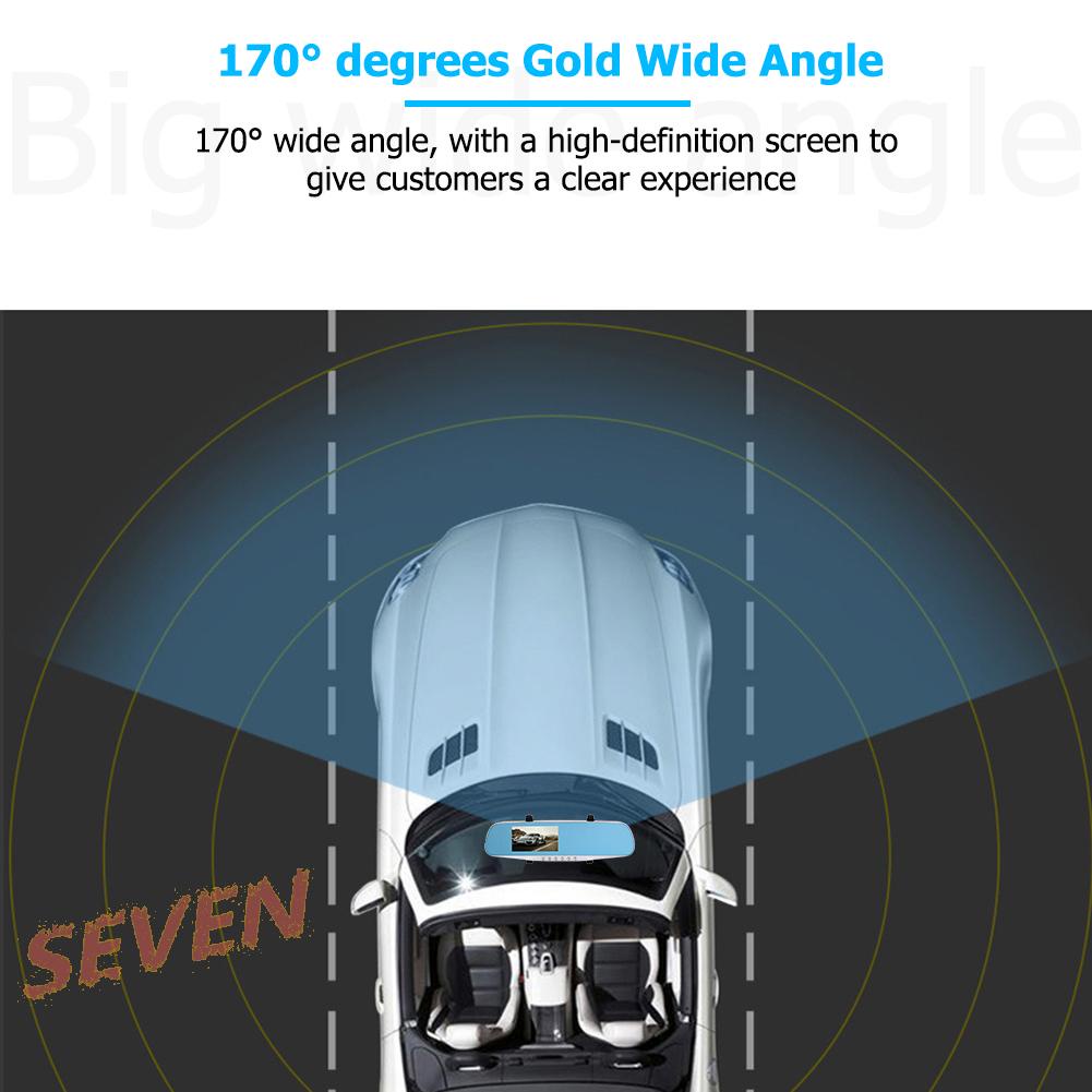 Gương chiếu hậu hai ống kính 4.3 Inch HD 1080P Imag-136912 cho xe hơi/A20
 | BigBuy360 - bigbuy360.vn