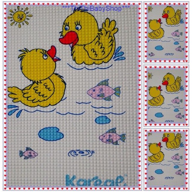 Tấm lót cao su chống thấm không màu Kareal 60x90cm - Malaysia