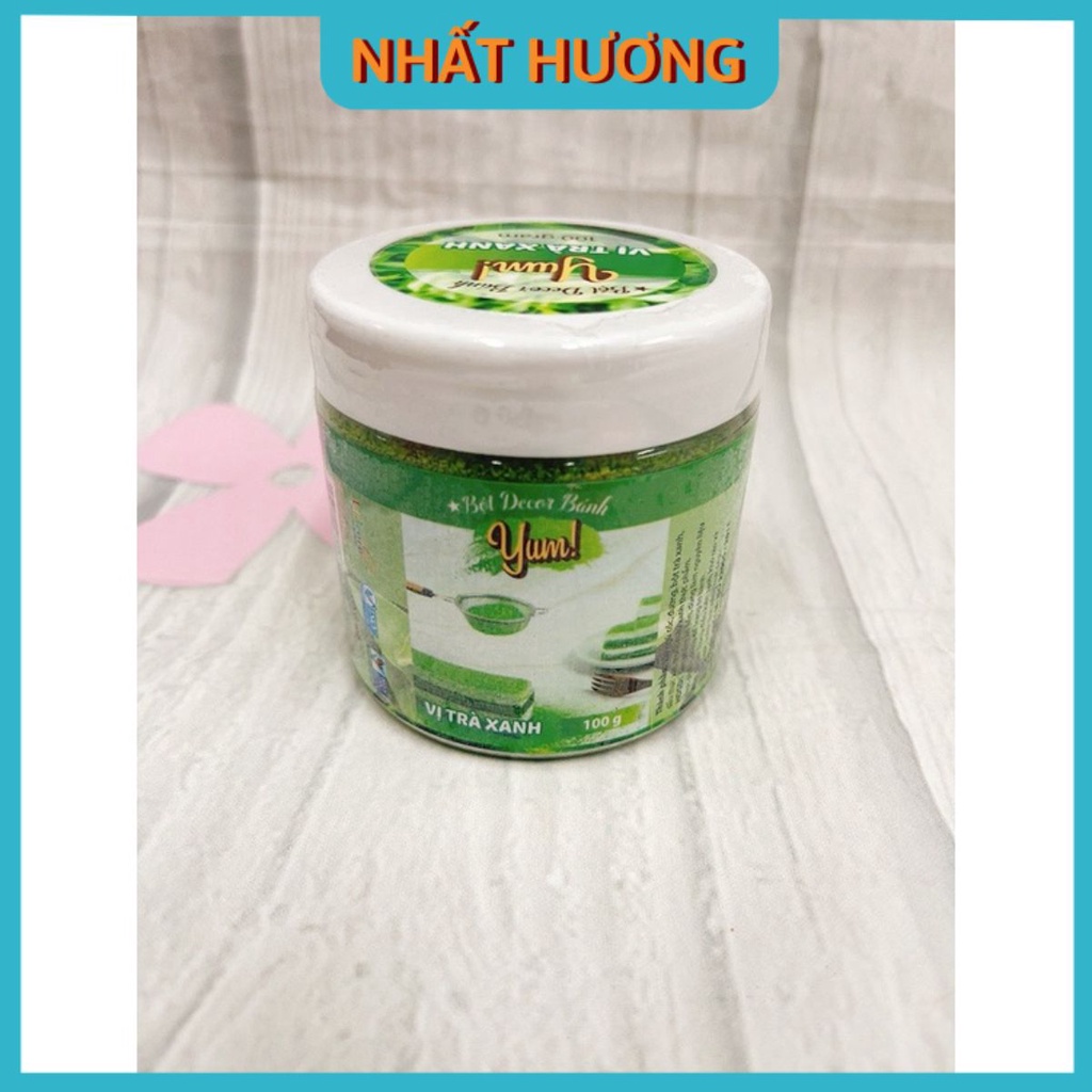 Bột Decor Bánh Vị Trà Xanh 100gr