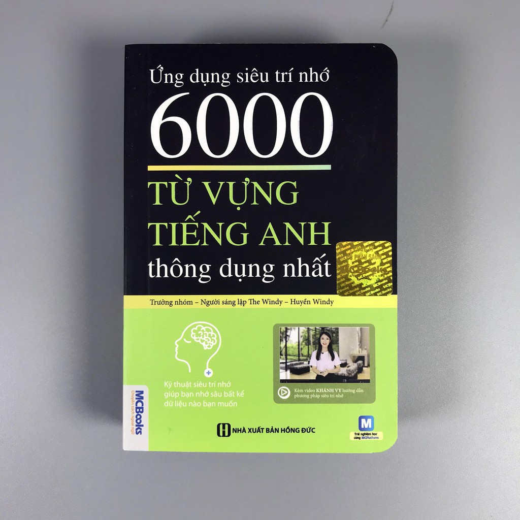 Sách - Ứng dụng siêu trí nhớ 6000 từ vựng tiếng Anh thông dụng nhất ( phiên bản mới ) + tặng kèm bookmark