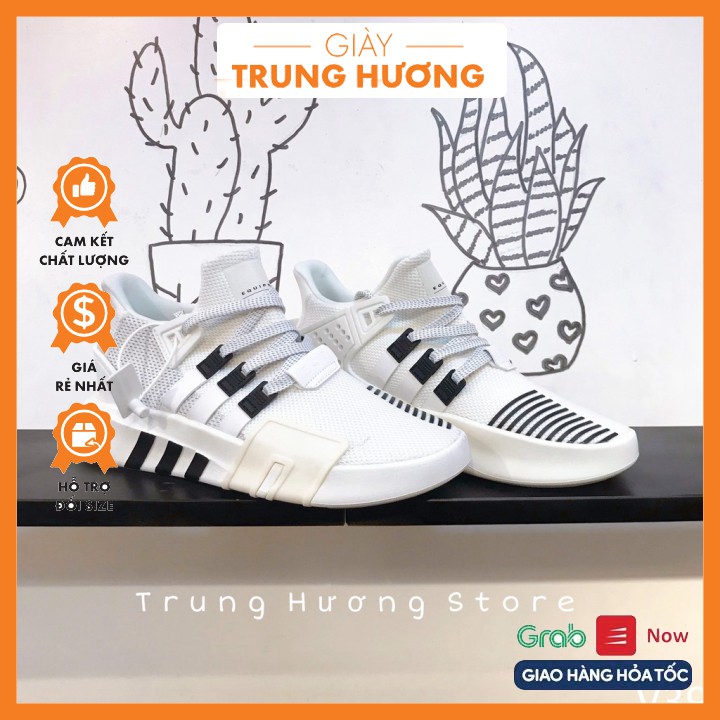 Giày EQT Trắng Đen Giày Trung Hương V39 V40 11 fullbox