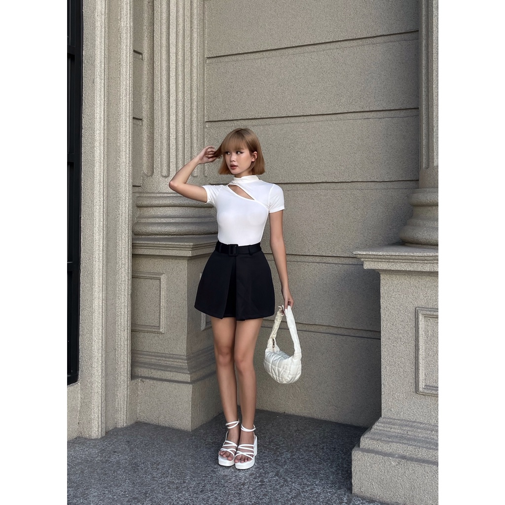 Áo thun ôm body tay ngắn NARCOTICS - Kelly