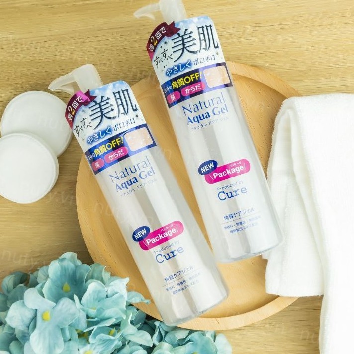 Tẩy da chết Cure Natural Aqua Gel nội địa Nhật Bản 250g