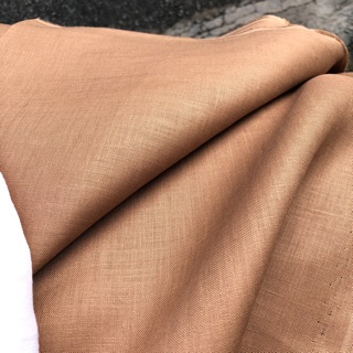Vải Linen tưng premium màu cacao sữa.