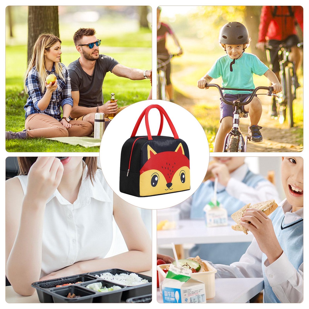 Túi Đựng Thức Ăn Trưa Họa Tiết Hoạt Hình Cho Người Lớn/Trẻ Em