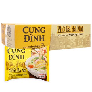 Thùng 30 gói phở gà Cung đình gói 68g