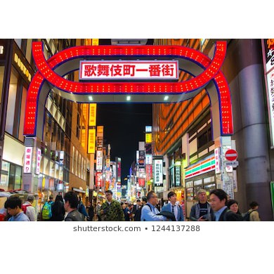 Tranh lụa 3d Đường Phố Nhật Bản ĐPNB-12