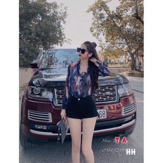 Thời trang nữ [FREESHIP❤️] Sơ Mi Hoạ Tiết Siêu Hót
