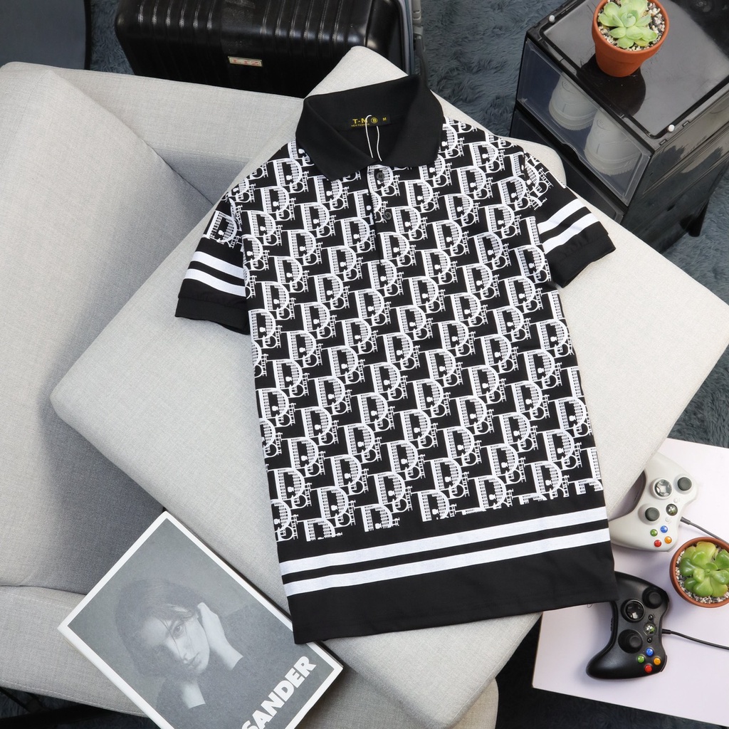❤ Áo Thun Nam Ngắn Tay Có Cổ Bẻ Polo Thêu LoGo