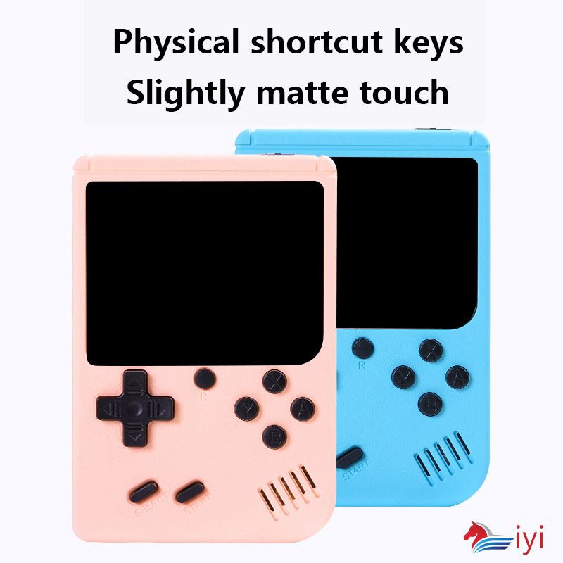 【New】 Portable Retro Video Game Console 3.0 Inch Handheld Game Player Built-in 500 Classic Games Mini Gamepad For Kids Gift 【ziyi】