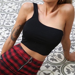 Áo Sling Top basic Trắng Đen highfashion