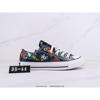 Giày Thể Thao Converse Dc Chất Liệu Vải Bố Cổ Thấp Size 35-45