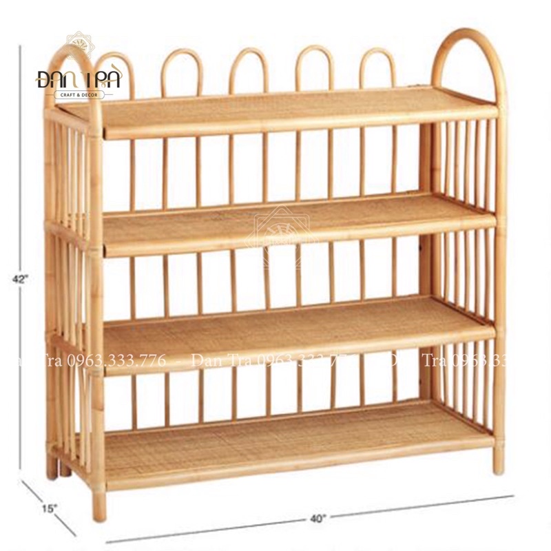 Kệ Mây Đựng Sách, Kệ Tủ Mây Tre Decor Phòng Giá Rẻ, Xưởng Mây Tre ĐAN TRÀ, Nội Thất Decor Trang Trí
